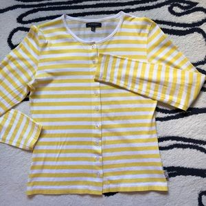 Burberry Yellow Striped women Long Sleev